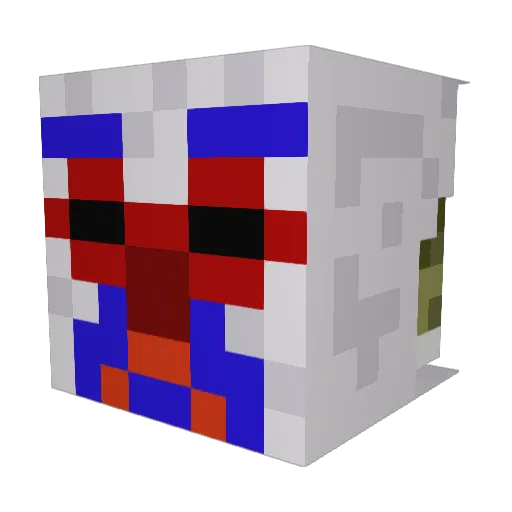 S1M0N04 Minecraft avatar head, 3D render
