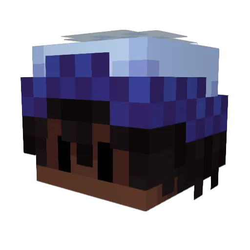 S1N1T Minecraft avatar head, 3D render