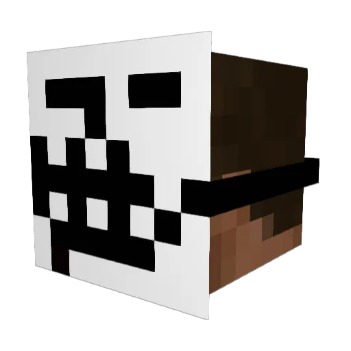 S1ROOEdaterFraca Minecraft avatar head, 3D render