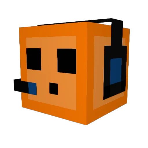 S1R_GR3Y Minecraft avatar head, 3D render