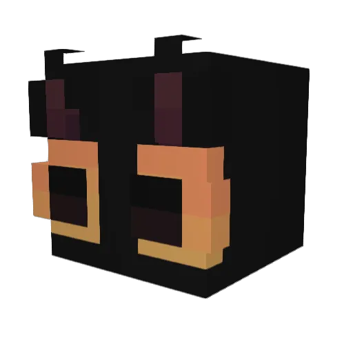 S1S1__ Minecraft avatar head, 3D render