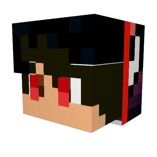 S1apz Minecraft avatar head, 3D render
