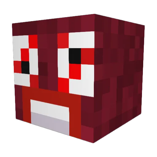 S1awk Minecraft avatar head, 3D render
