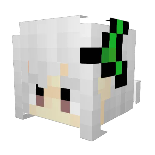 S1eepyKenny Minecraft avatar head, 3D render