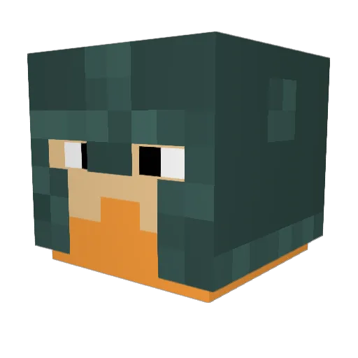 S1gh7 Minecraft avatar head, 3D render