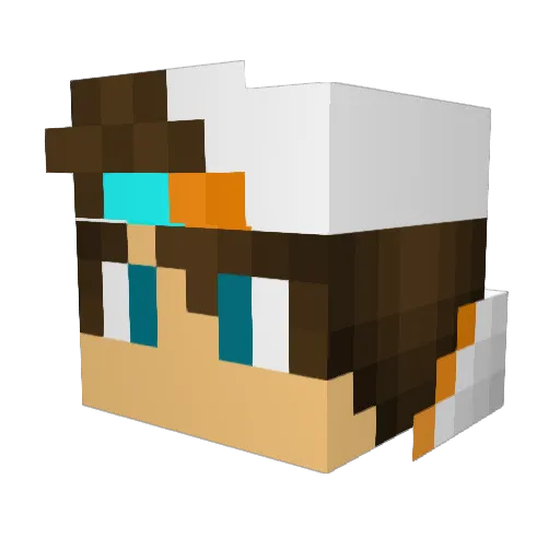 S1ghtern Minecraft avatar head, 3D render