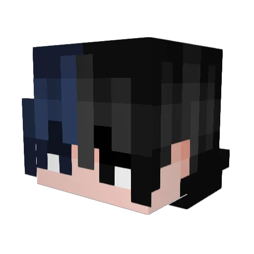 S1hiro Minecraft avatar head, 3D render