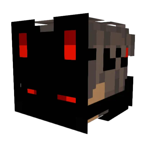 S1lentNora Minecraft avatar head, 3D render