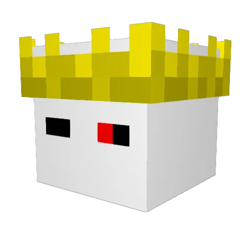 S1mbiozzz Minecraft avatar head, 3D render