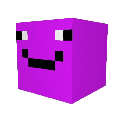 S1mmo1 Minecraft avatar head, 3D render
