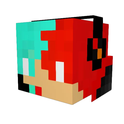 S1mon_04 Minecraft avatar head, 3D render