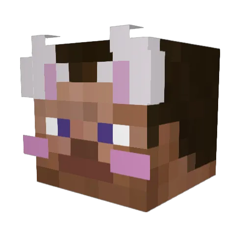 S1narta Minecraft avatar head, 3D render