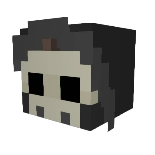 S1nful_Genes Minecraft avatar head, 3D render