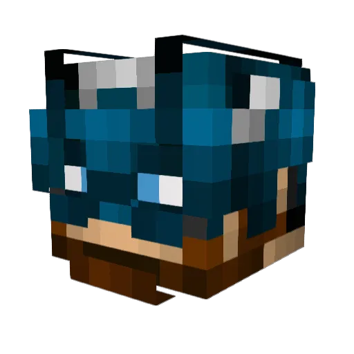 S1othzZ Minecraft avatar head, 3D render