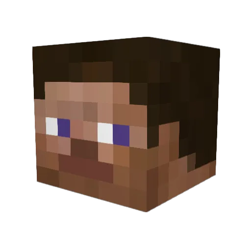 S1owi Minecraft avatar head, 3D render