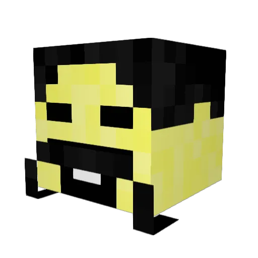 S1rD0nM4x Minecraft avatar head, 3D render
