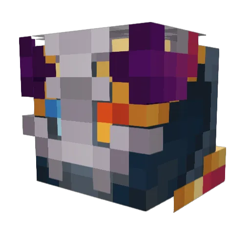 S1rTwixx Minecraft avatar head, 3D render