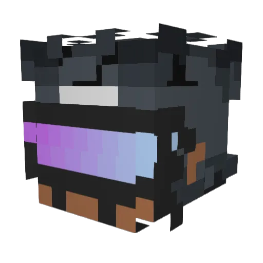 S1rup3P0 Minecraft avatar head, 3D render