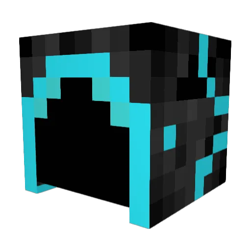 S24860 Minecraft avatar head, 3D render