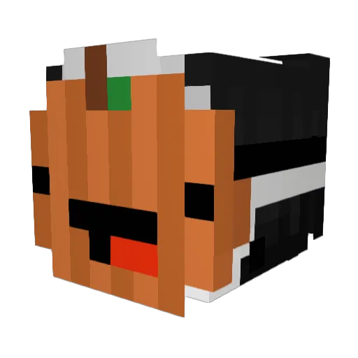 S2Lonely Minecraft avatar head, 3D render
