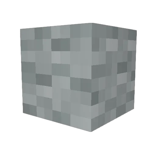 S33D Minecraft avatar head, 3D render