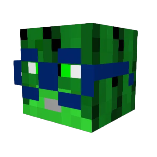 S34W33D Minecraft avatar head, 3D render