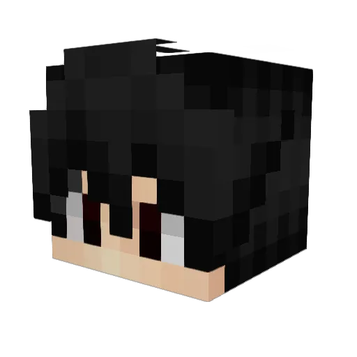 S3GEN Minecraft avatar head, 3D render