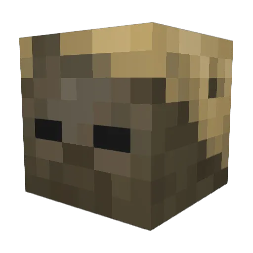 S3MT3XXX Minecraft avatar head, 3D render