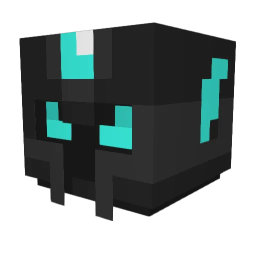 S3R4K Minecraft avatar head, 3D render