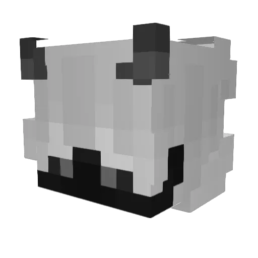 S3WCI0 Minecraft avatar head, 3D render