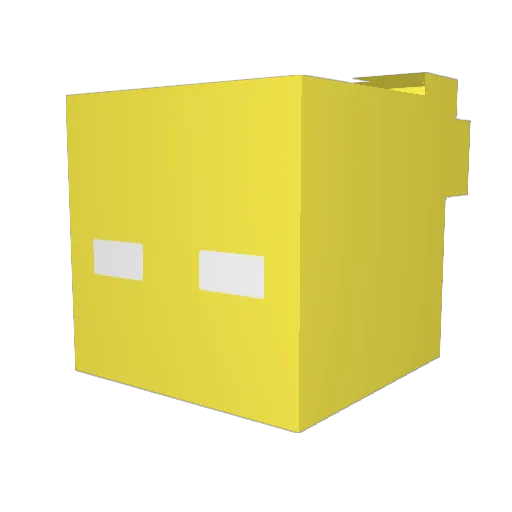S3baas Minecraft avatar head, 3D render