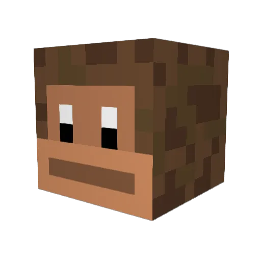 S3ke Minecraft avatar head, 3D render