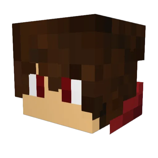 S3lvir Minecraft avatar head, 3D render