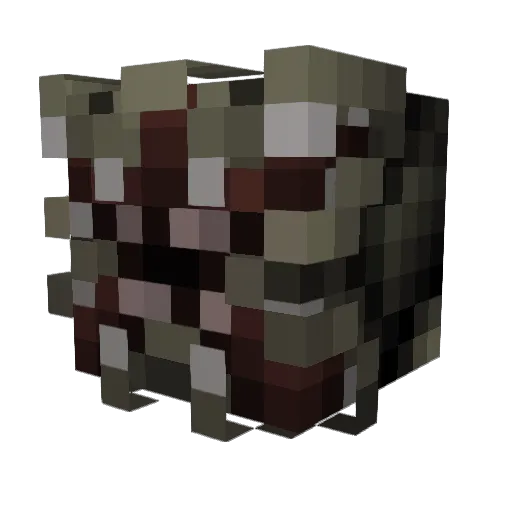S3nshi Minecraft avatar head, 3D render