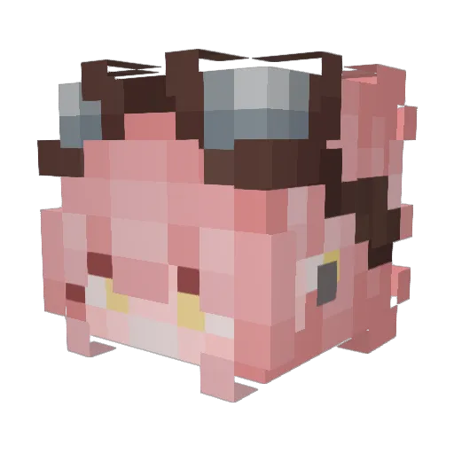 S3raphinn Minecraft avatar head, 3D render