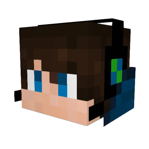 S3thie Minecraft avatar head, 3D render