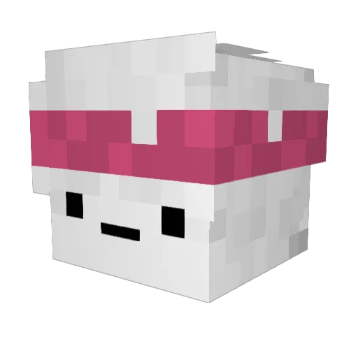 S3wshy Minecraft avatar head, 3D render