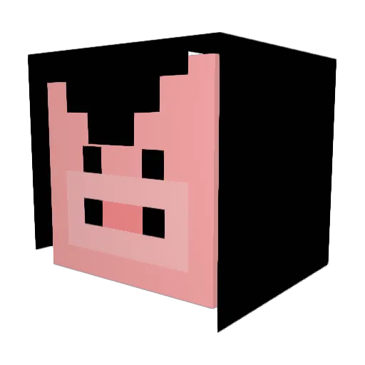 S3xK1ng Minecraft avatar head, 3D render