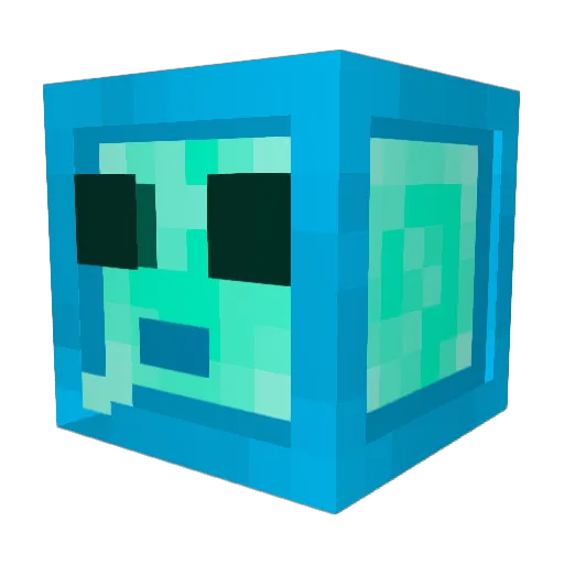 S40_G4NJIA Minecraft avatar head, 3D render