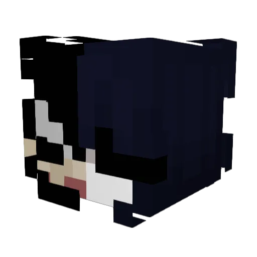 S420INT Minecraft avatar head, 3D render