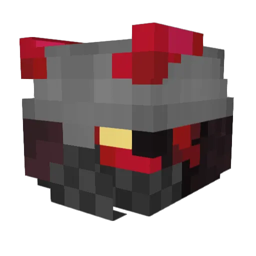 S451 Minecraft avatar head, 3D render