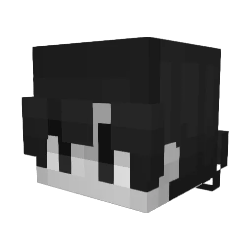 S4MM723 Minecraft avatar head, 3D render