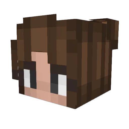 S4MMY1 Minecraft avatar head, 3D render