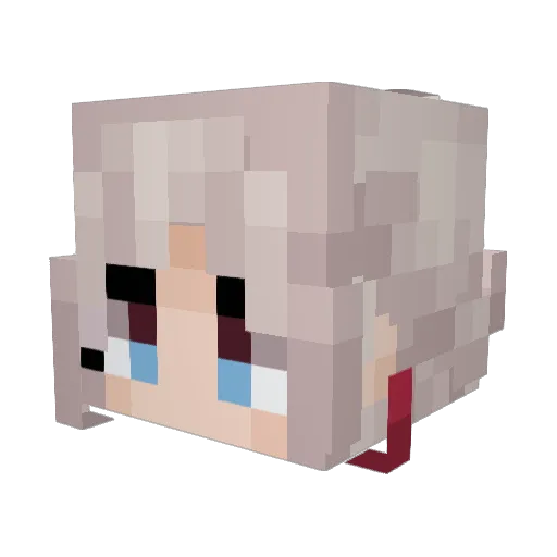 S4QY Minecraft avatar head, 3D render