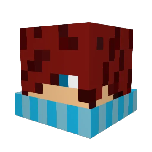 S4RG3N7 Minecraft avatar head, 3D render
