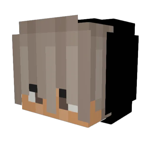 S4XAZ Minecraft avatar head, 3D render