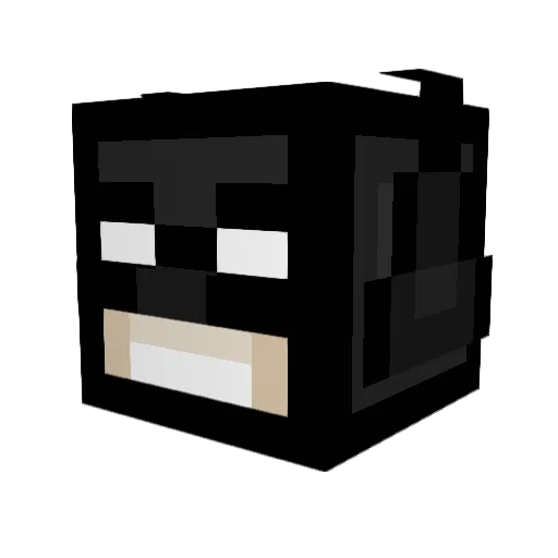 S4aif Minecraft avatar head, 3D render