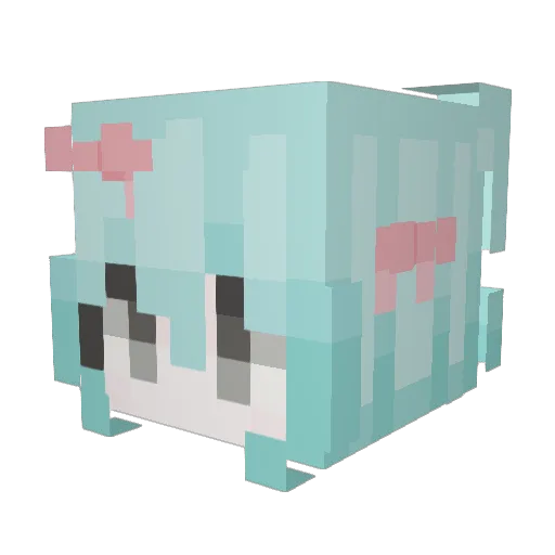 S4ap Minecraft avatar head, 3D render