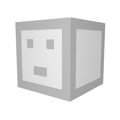 S4imax Minecraft avatar head, 3D render