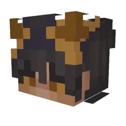 S4kyl1ne Minecraft avatar head, 3D render